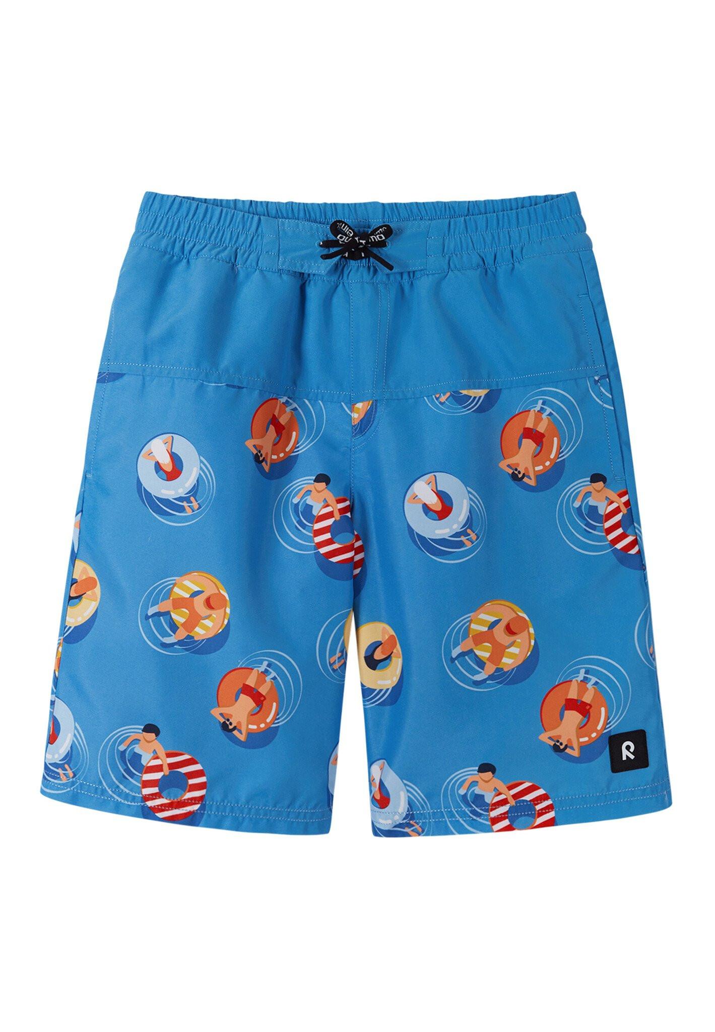 Image of Jungen Uv Badeshorts Papaija Cool Blue Unisex Blau 140