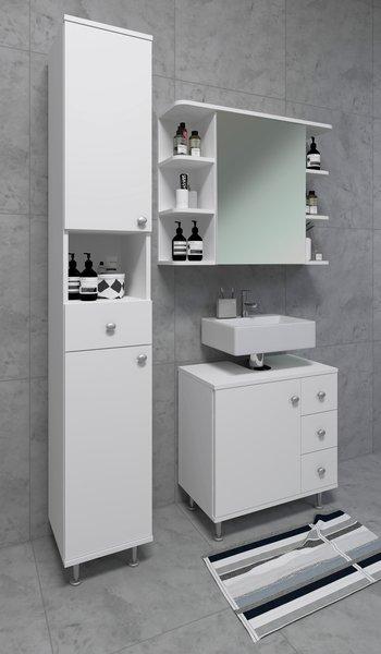 VCM miroir de salle de bain miroir mural miroir suspendu armoire de toilette salle de bain étagère Nilosi  