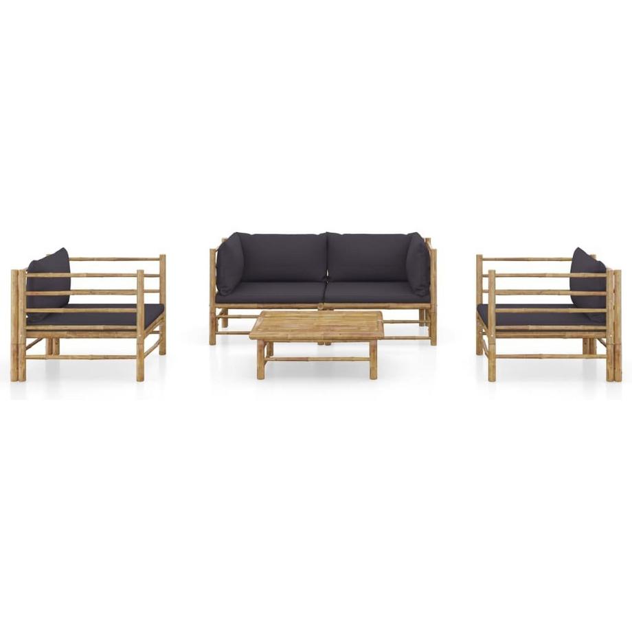 VidaXL Garten-lounge-set bambus  