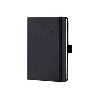 CONCEPTUM CONCEPTUM Notizbuch A6 CO132 liniert, 80g, 194 Bl. schwarz  