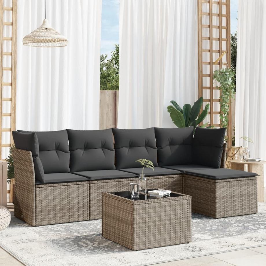 VidaXL Garten sofagarnitur poly-rattan  