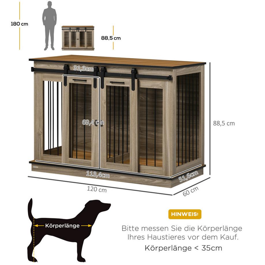 PawHut  Hundehütte 