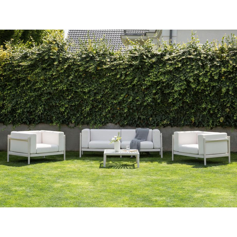Beliani Set lounge pour jardin en Matière synthétique Moderne FERRETTI  