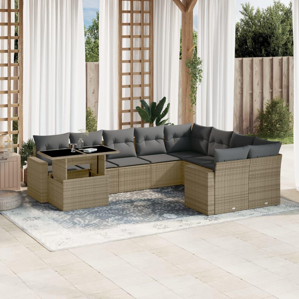 VidaXL Garten sofagarnitur poly-rattan  