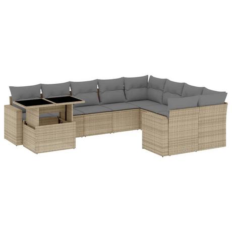 VidaXL Garten sofagarnitur poly-rattan  