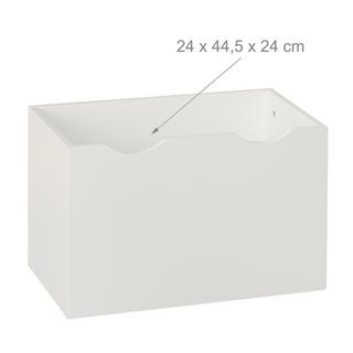 Northix Bücherregal für Kinder mit Spielzeugkiste  