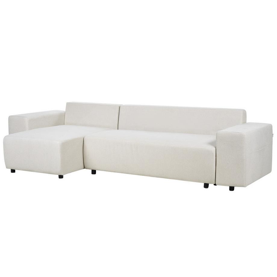 Beliani Ecksofa aus Stoff  LUSPA  