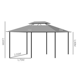 Outsunny Gartenpavillon  