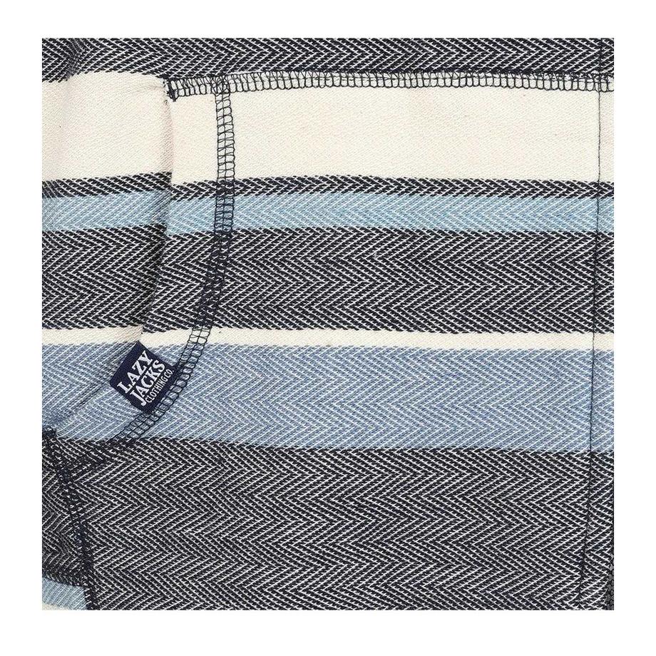 Lazy Jacks Sweat à capuche zippé rayé  