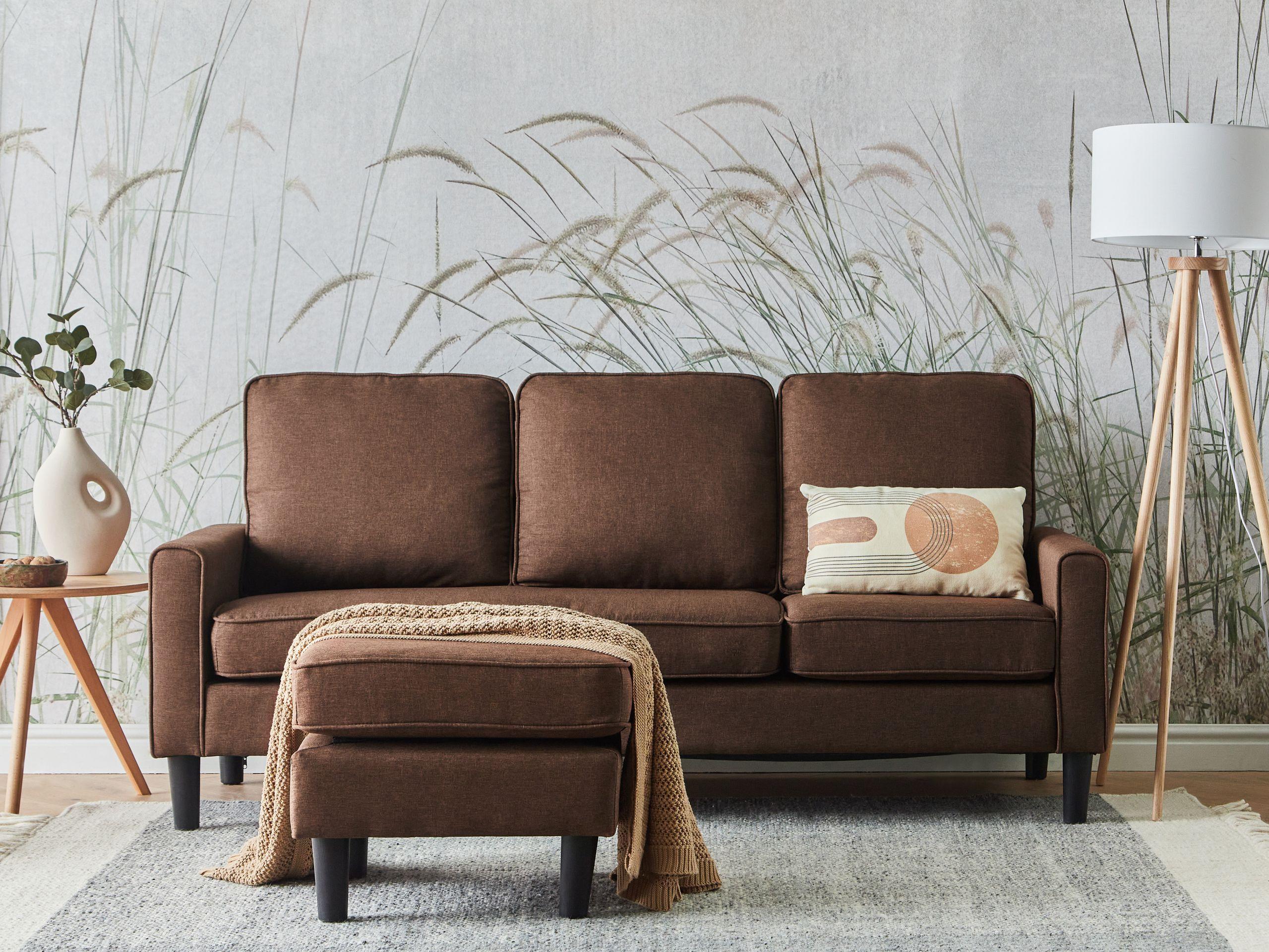 Beliani 3 Sitzer Sofa aus Polyester Industriell AVESTA  