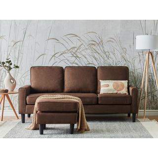 Beliani 3 Sitzer Sofa aus Polyester Industriell AVESTA  