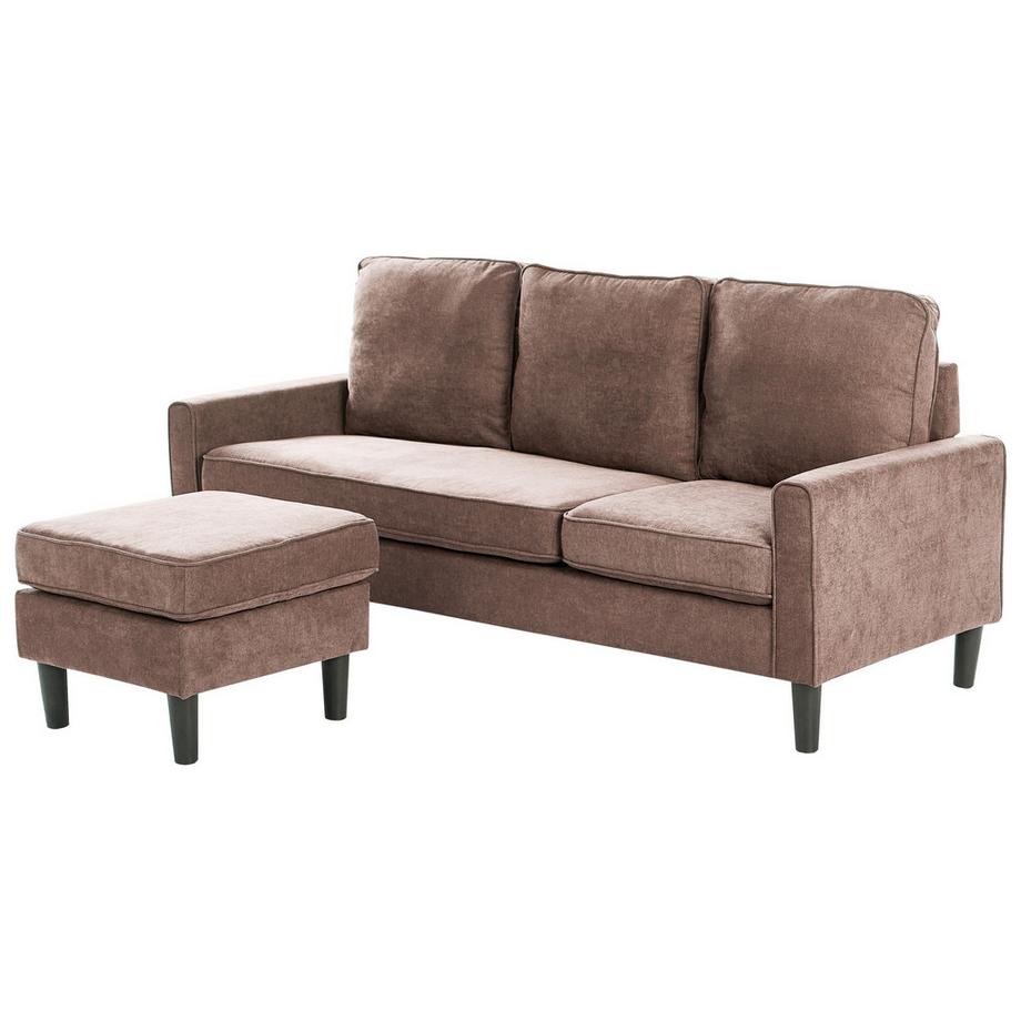 Beliani 3 Sitzer Sofa aus Stoff  AVESTA  