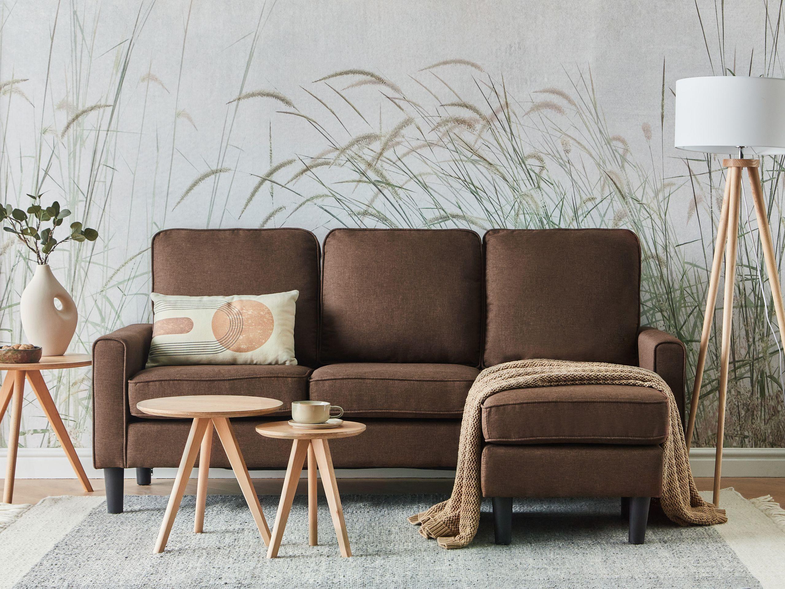 Beliani 3 Sitzer Sofa aus Polyester Industriell AVESTA  