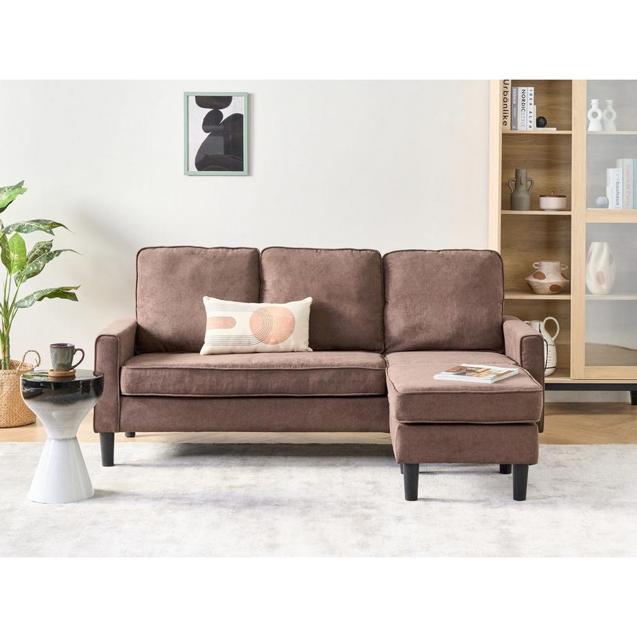 Beliani 3 Sitzer Sofa aus Stoff  AVESTA  