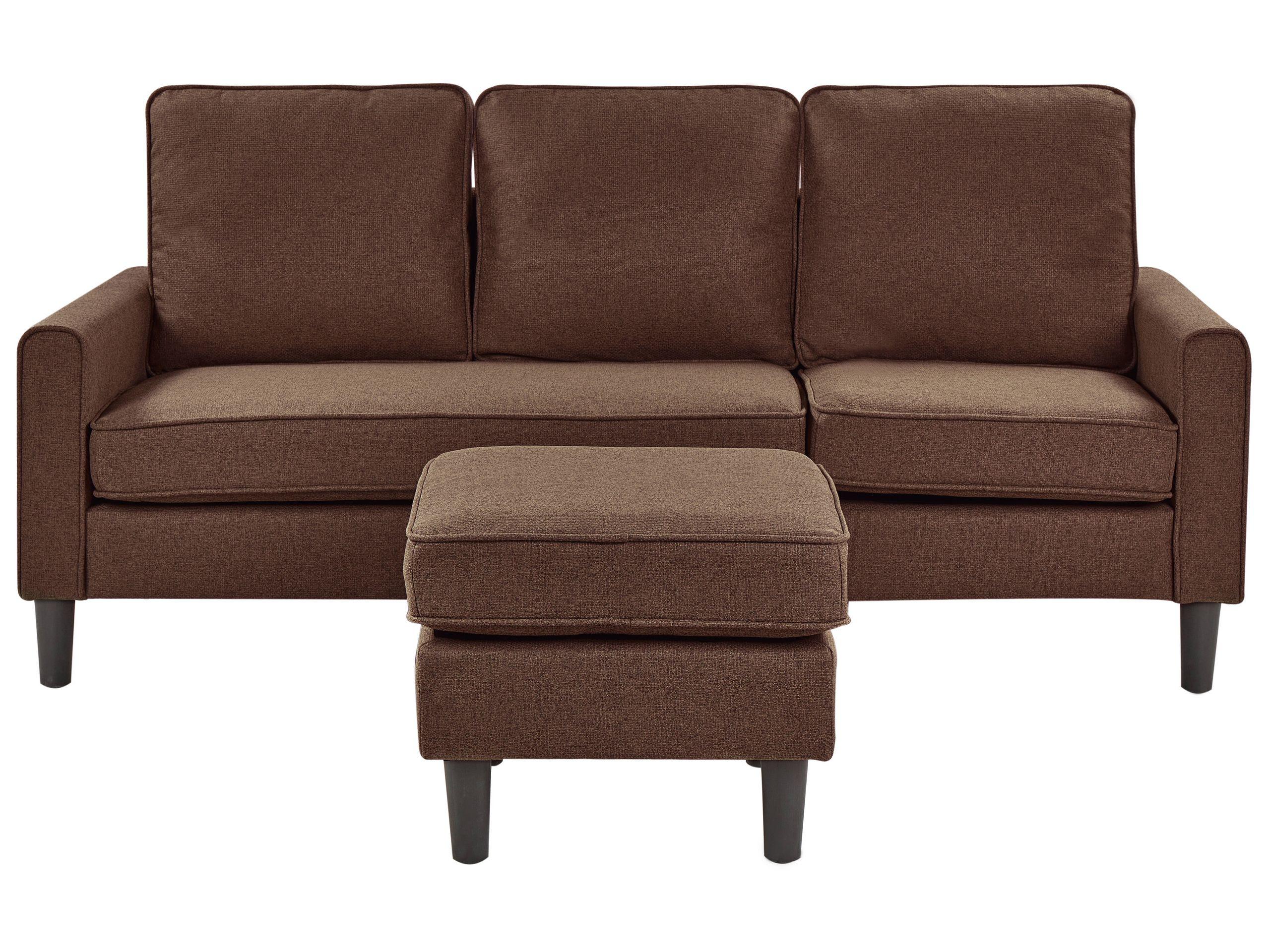 Beliani 3 Sitzer Sofa aus Polyester Industriell AVESTA  