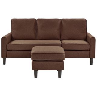 Beliani 3 Sitzer Sofa aus Polyester Industriell AVESTA  