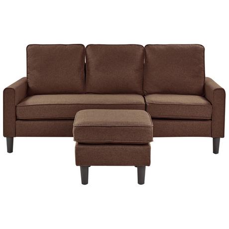 Beliani 3 Sitzer Sofa aus Polyester Industriell AVESTA  