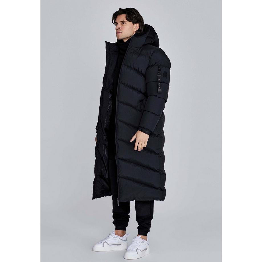 Sik Silk Wintermantel Longline Puffer  