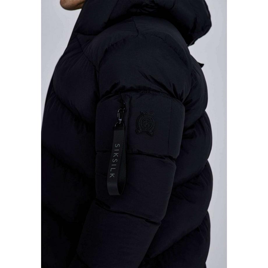 Sik Silk Wintermantel Longline Puffer  