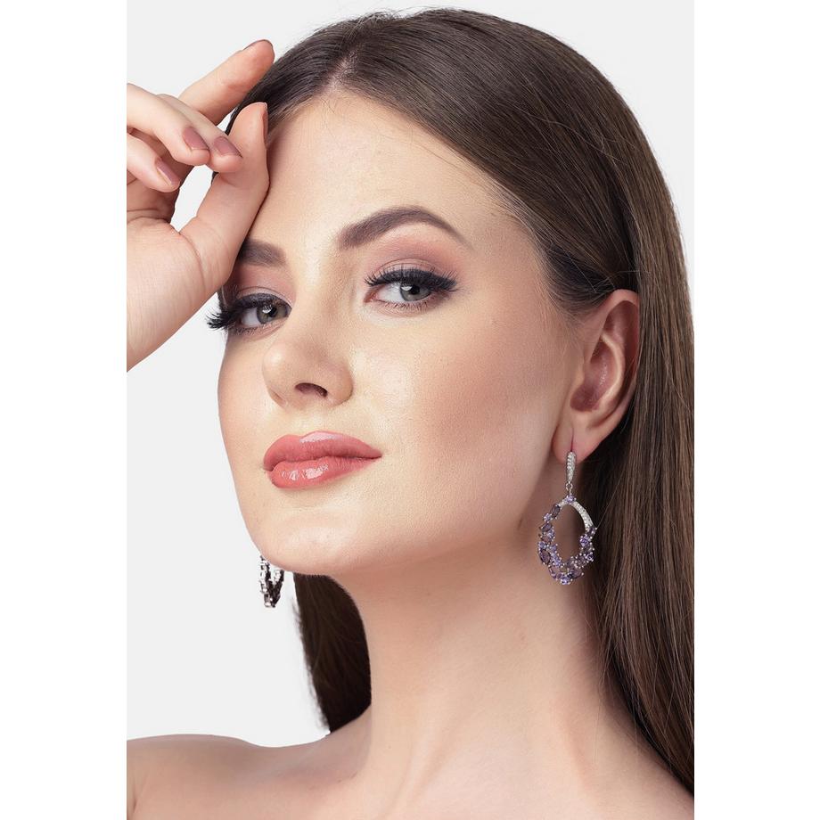 AVANT-GARDE PARIS  Diva Kollektion Zarte Cubic Zirconia Tropfenohrringe 