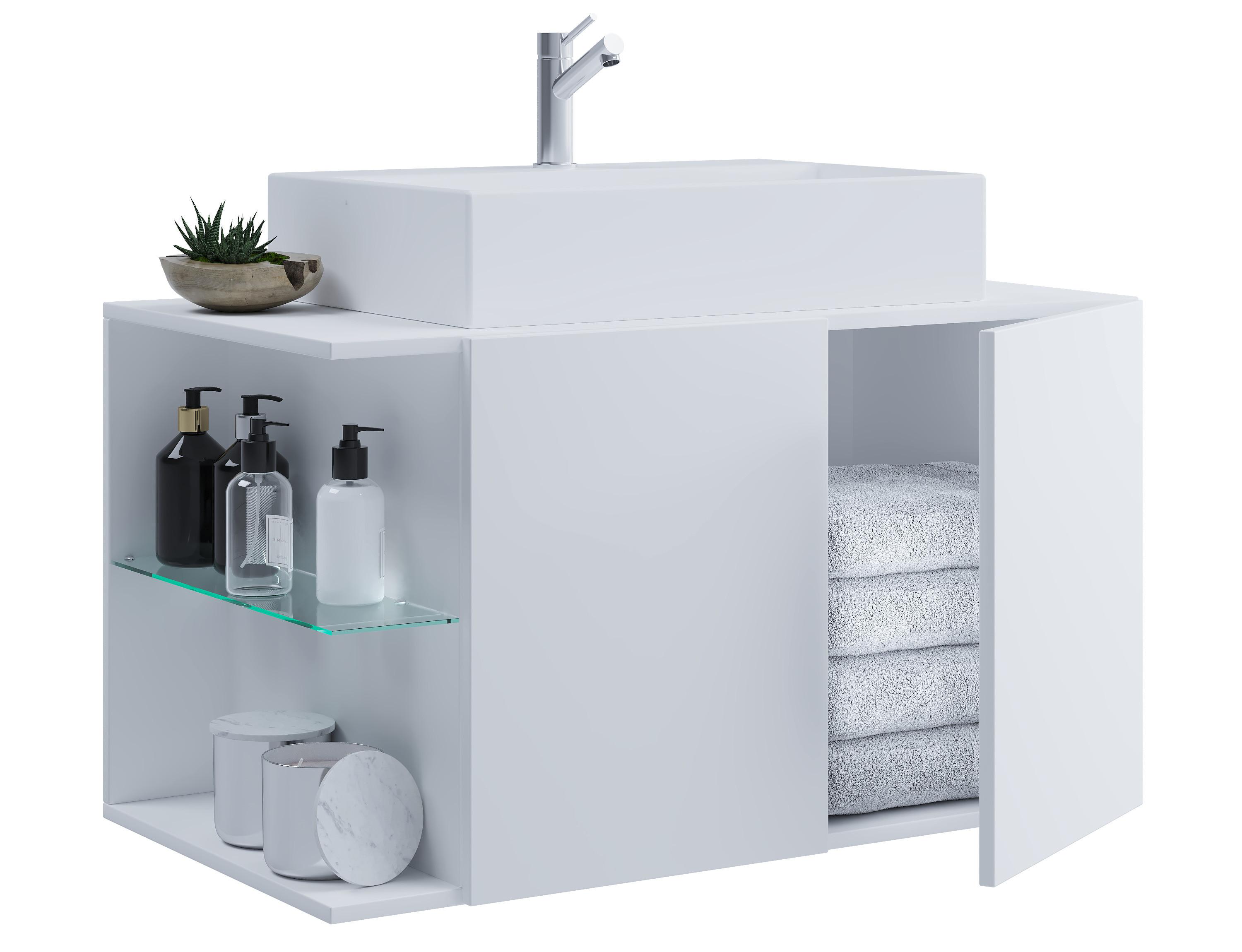 Image of 2-tlg. Badmöbel Set Drehtür 2-tlg. Badmöbel Set Drehtür