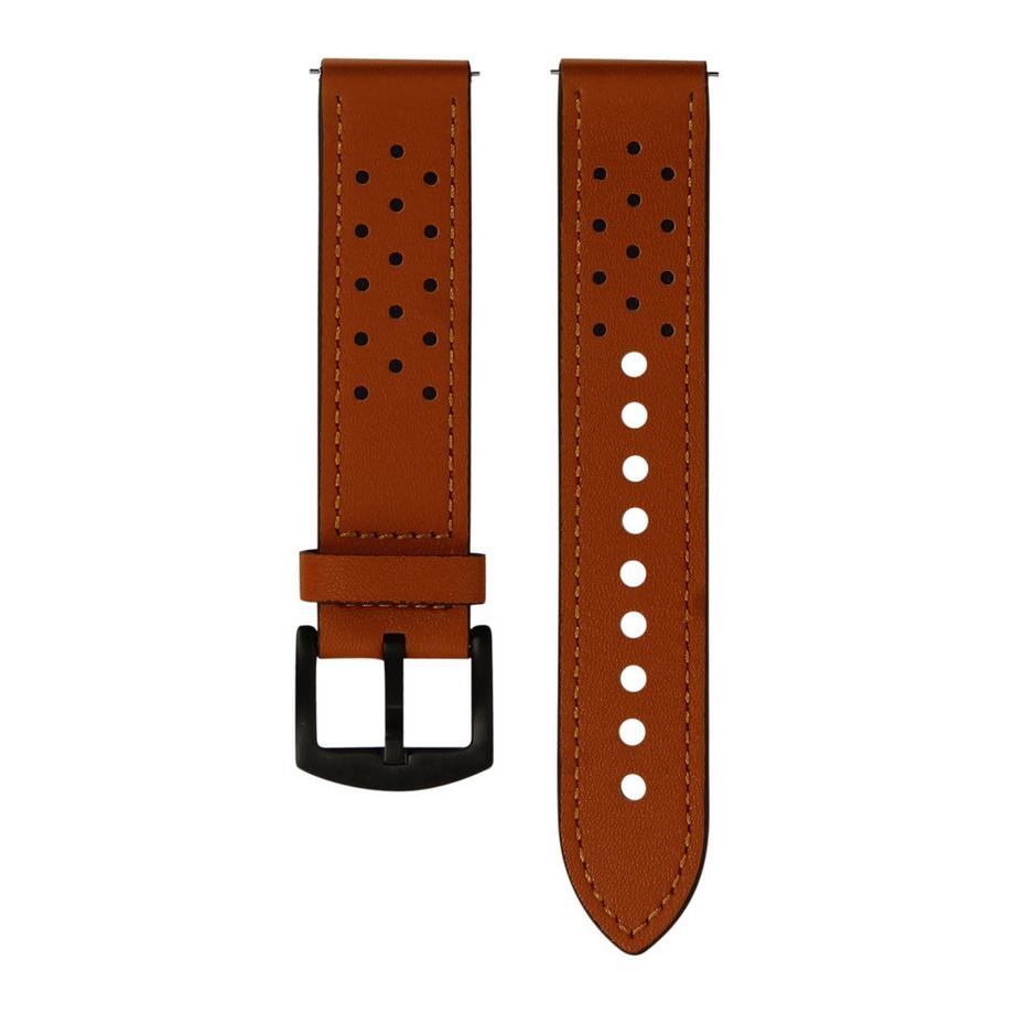 Avizar  Samsung Watch 4 Lederarmband Hellbraun 