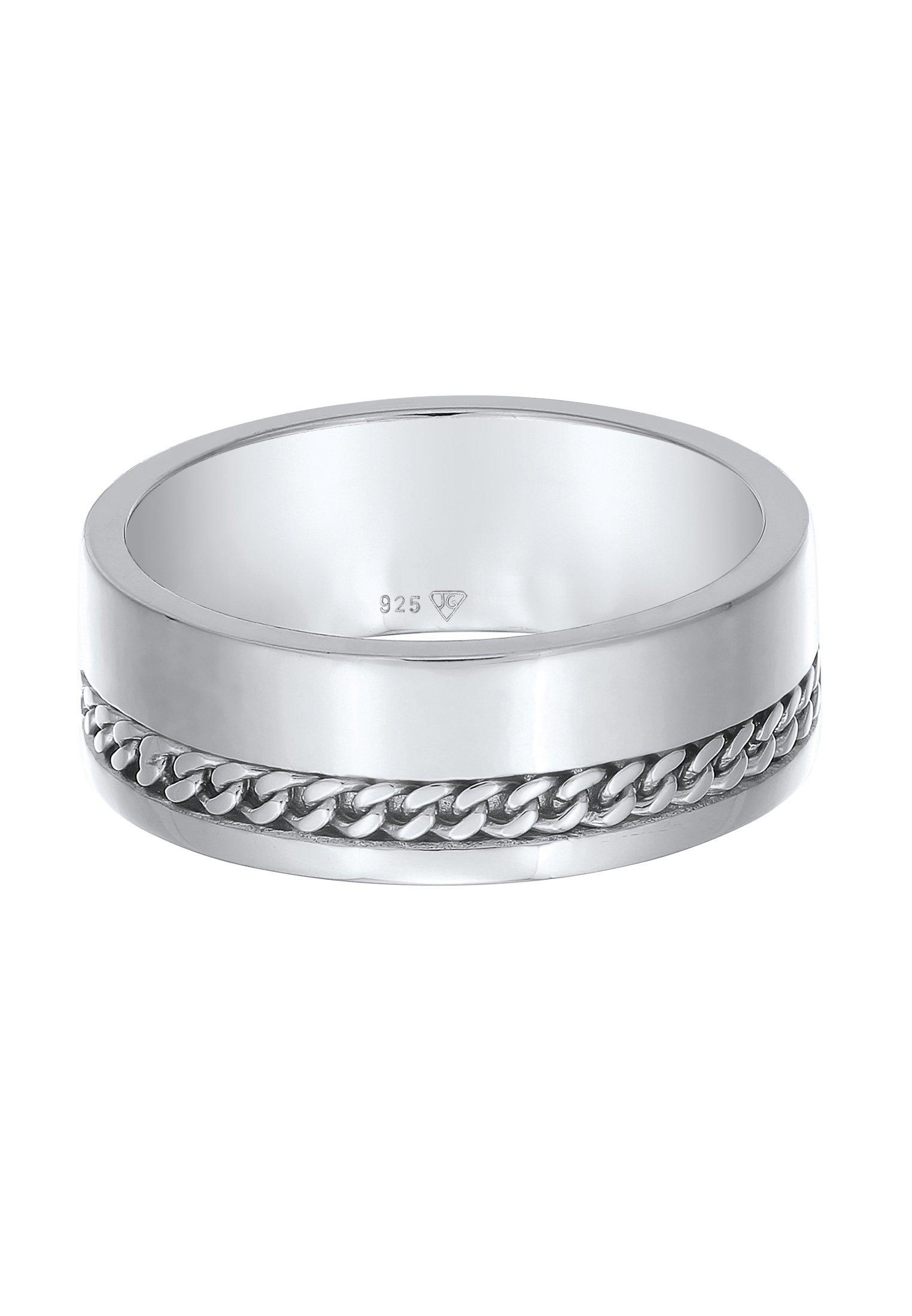 Kuzzoi  Ring  Bandring Chunky Chain 925 Silber 