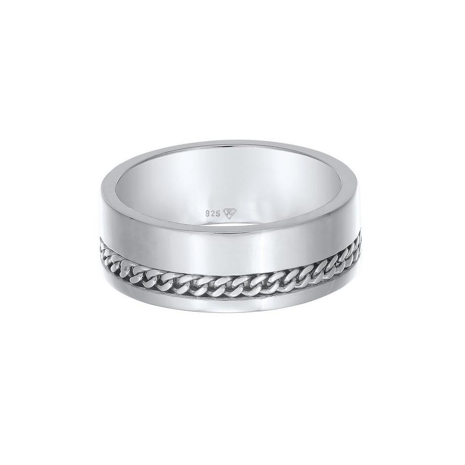 Kuzzoi  Ring  Bandring Chunky Chain 925 Silber 