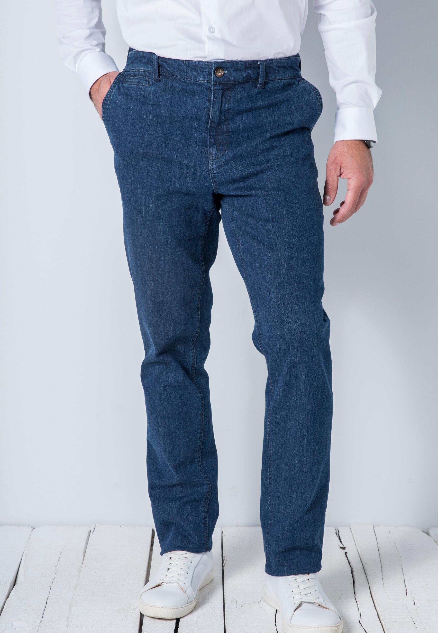 Damart  Chinohose aus Denim mit selbstregulierbarem Bund. 