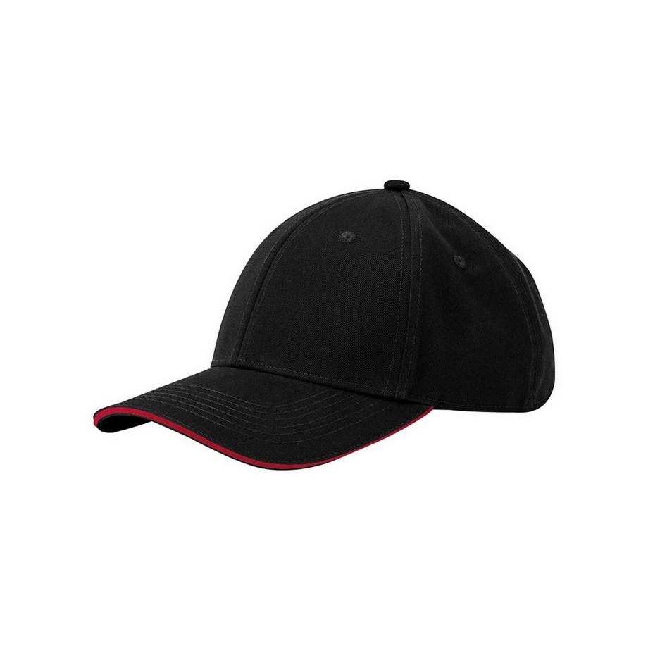Beechfield Classic Sechspanel Kappe mit Sandwichschirm  