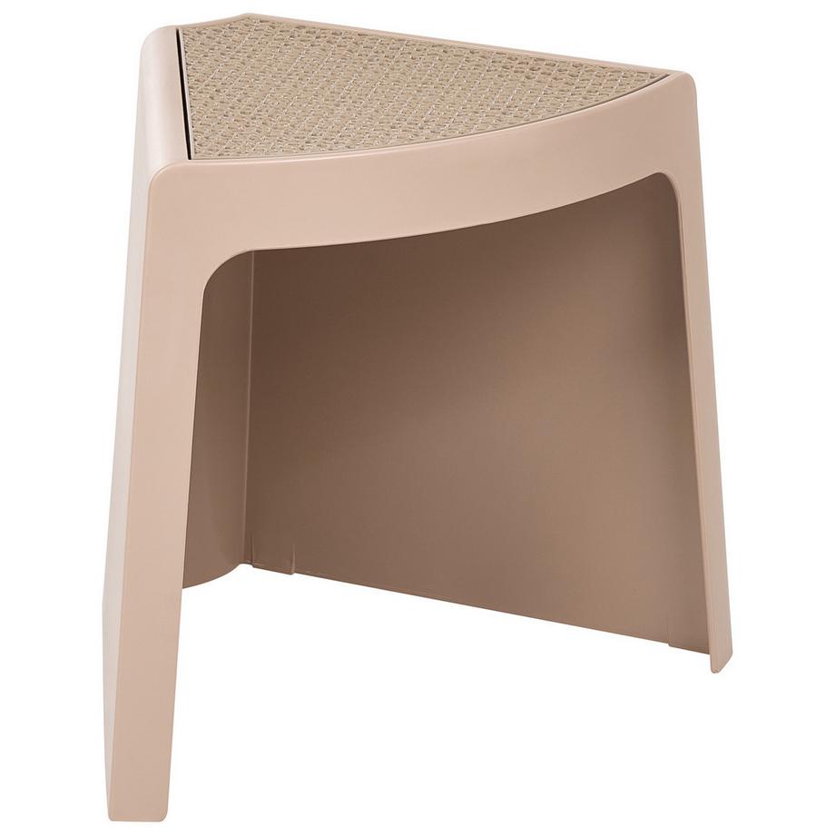 Beliani Set di 4 sgabelli da giardino en ABS (materiale sintetico resistente) Minimalista EVROS  