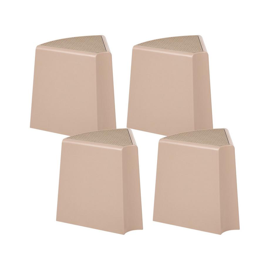 Set di 4 sgabelli da giardino en ABS (materiale sintetico resistente) Minimalista EVROS