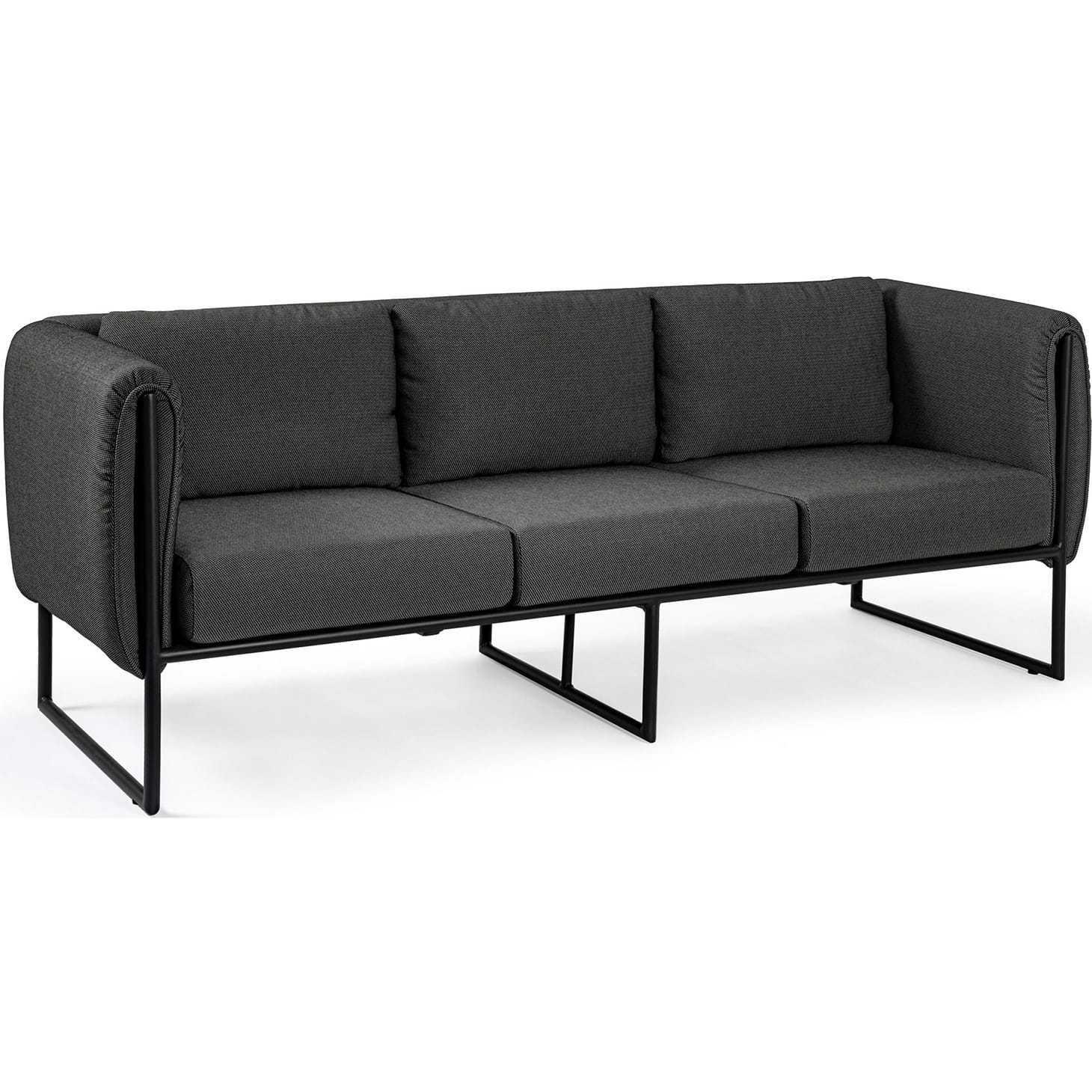 mutoni Gartensofa 3-Sitzer Pixel anthrazit  