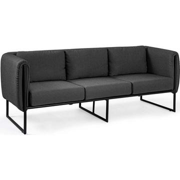 Gartensofa 3-Sitzer Pixel anthrazit