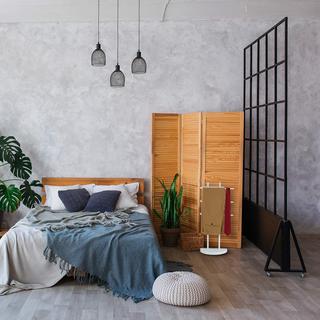 B2X Weißer Handtuchhalter mit 3 Stangen  