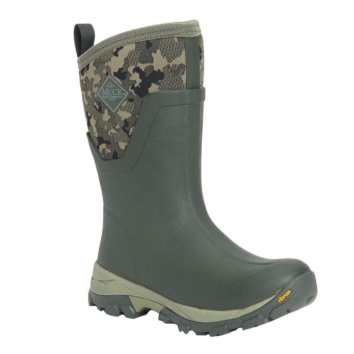 Image of Gummistiefel Arctic Ice Vibram, Tarnmuster Damen Dunkelgrün 38