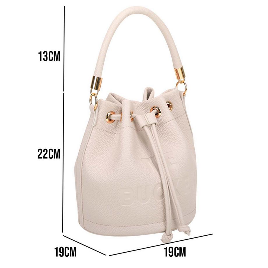 Gallantry THE BUCKET Genarbte Beuteltasche  