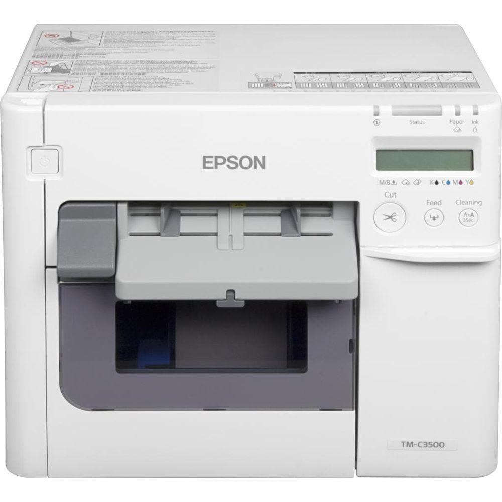 EPSON  TM-C3500 stampante per etichette (CD) Ad inchiostro A colori 720 x 360 DPI 103 mm/s Cablato Collegamento ethernet LAN 