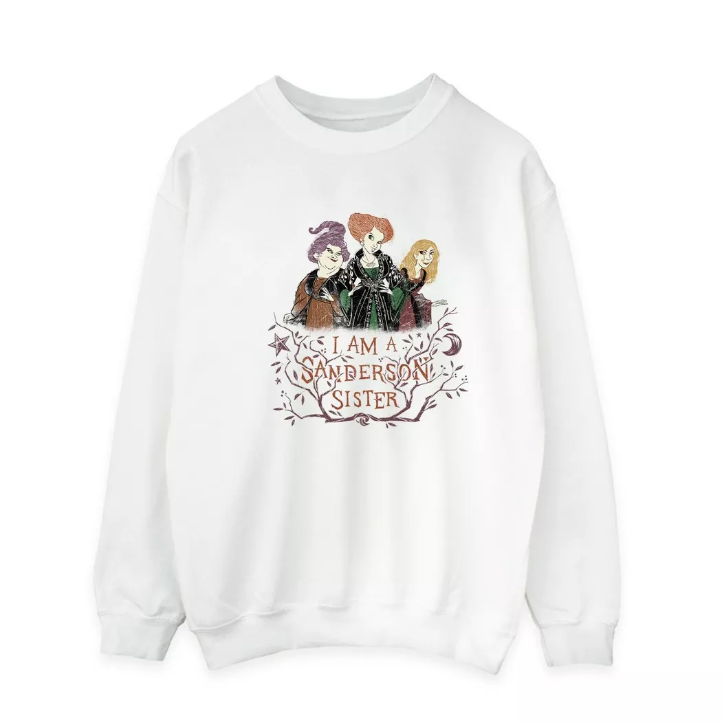Disney - Hocus Pocus Sanderson Sister Sweatshirt, für Herren, Weiss, Größe XXL