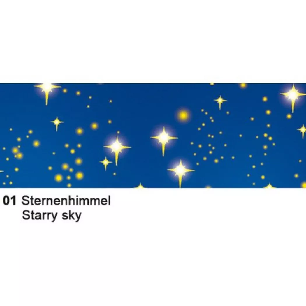 Ursus -  Transparentpapier A4 50244601 Sternenhimmel 5 Blatt, 1 Stück