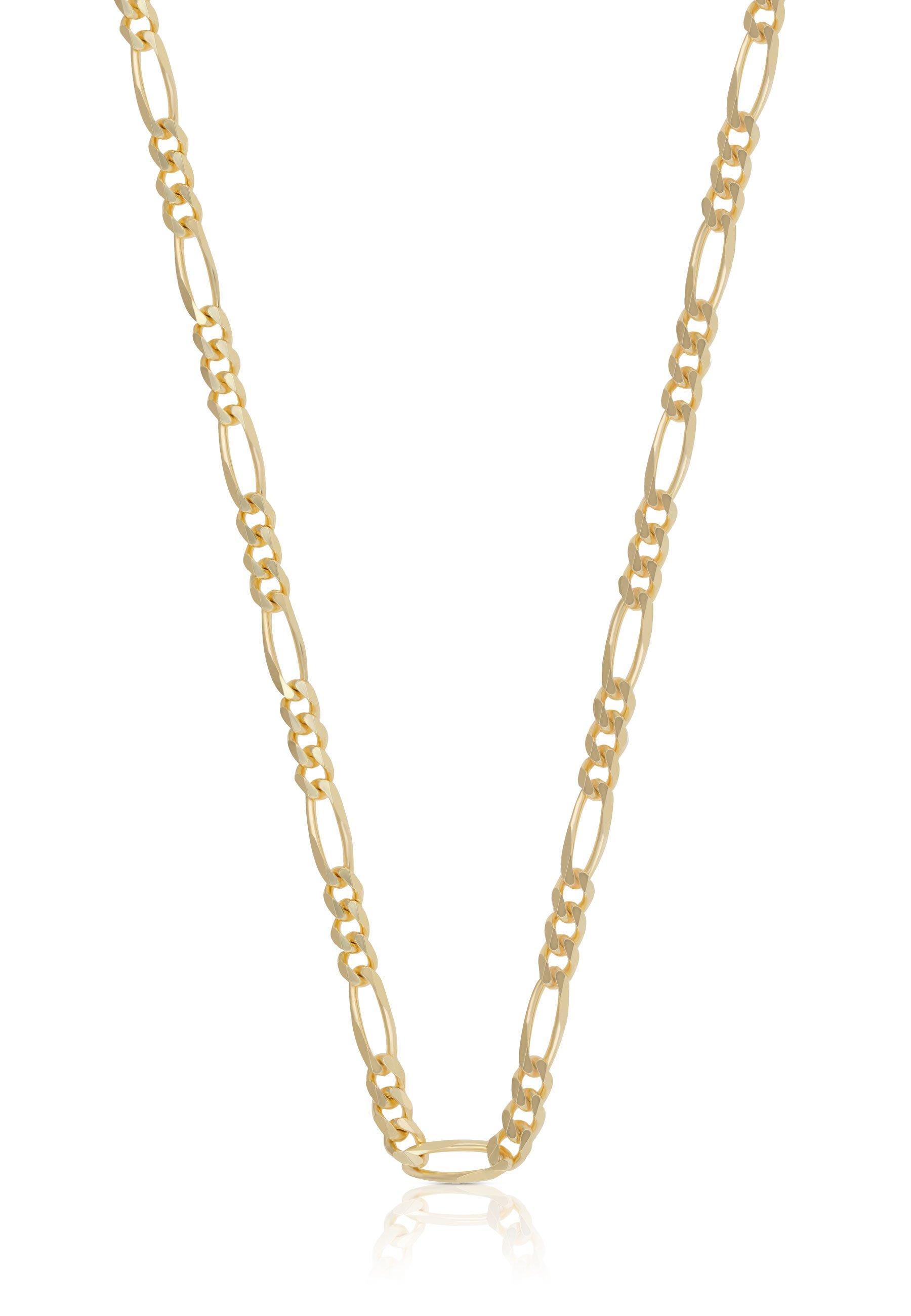 MUAU Schmuck  Collier Figaro Gelbgold 750, 3.4mm, 55cm 