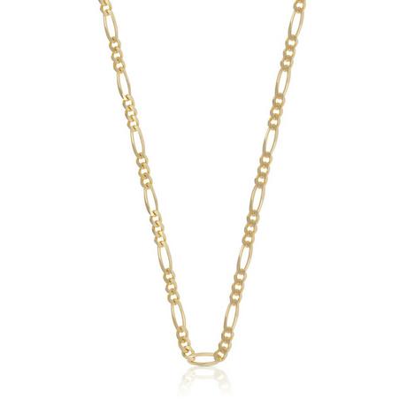 MUAU Schmuck  Collier Figaro Gelbgold 750, 3.4mm, 55cm 