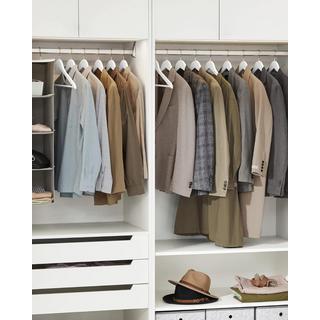 Songmics Eleganti grucce in legno massello: lisce, resistenti, antiscivolo  