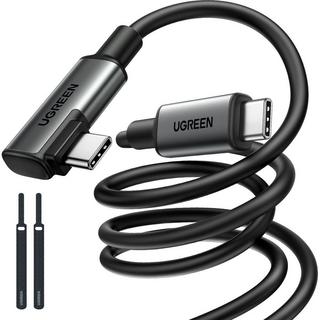 UGREEN  Câble UGREEN USB-C vers USB-C, coudé à droite, 5m - Noir 