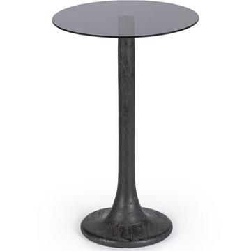 Table basse Aberdeen noire ronde 35