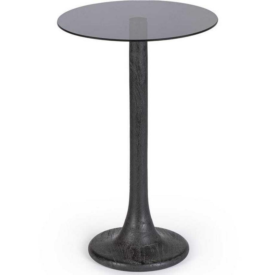 mutoni Table basse Aberdeen noire ronde 35  