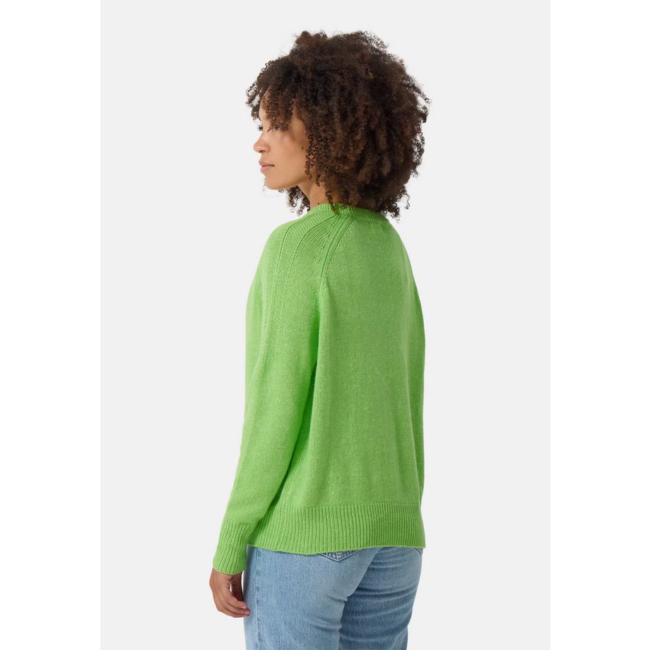 CASH-MERE.CH Seide Kaschmir Oversize Style V-Ausschnitt Pullover  
