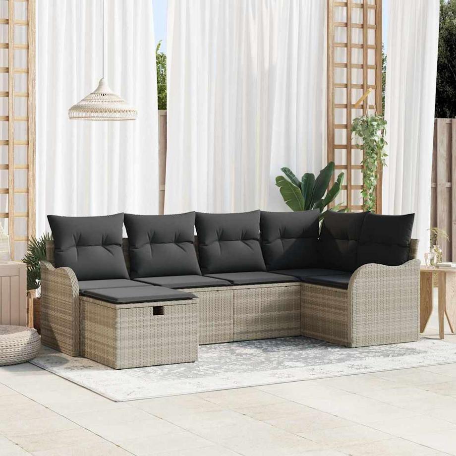 VidaXL Arredamento da Giardino Polyrattan  