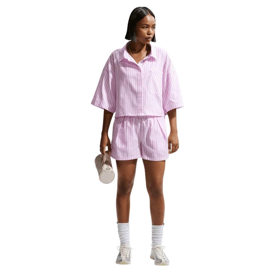 NIKE  Chemise Manches Courtes Motiftyle À Rayures 