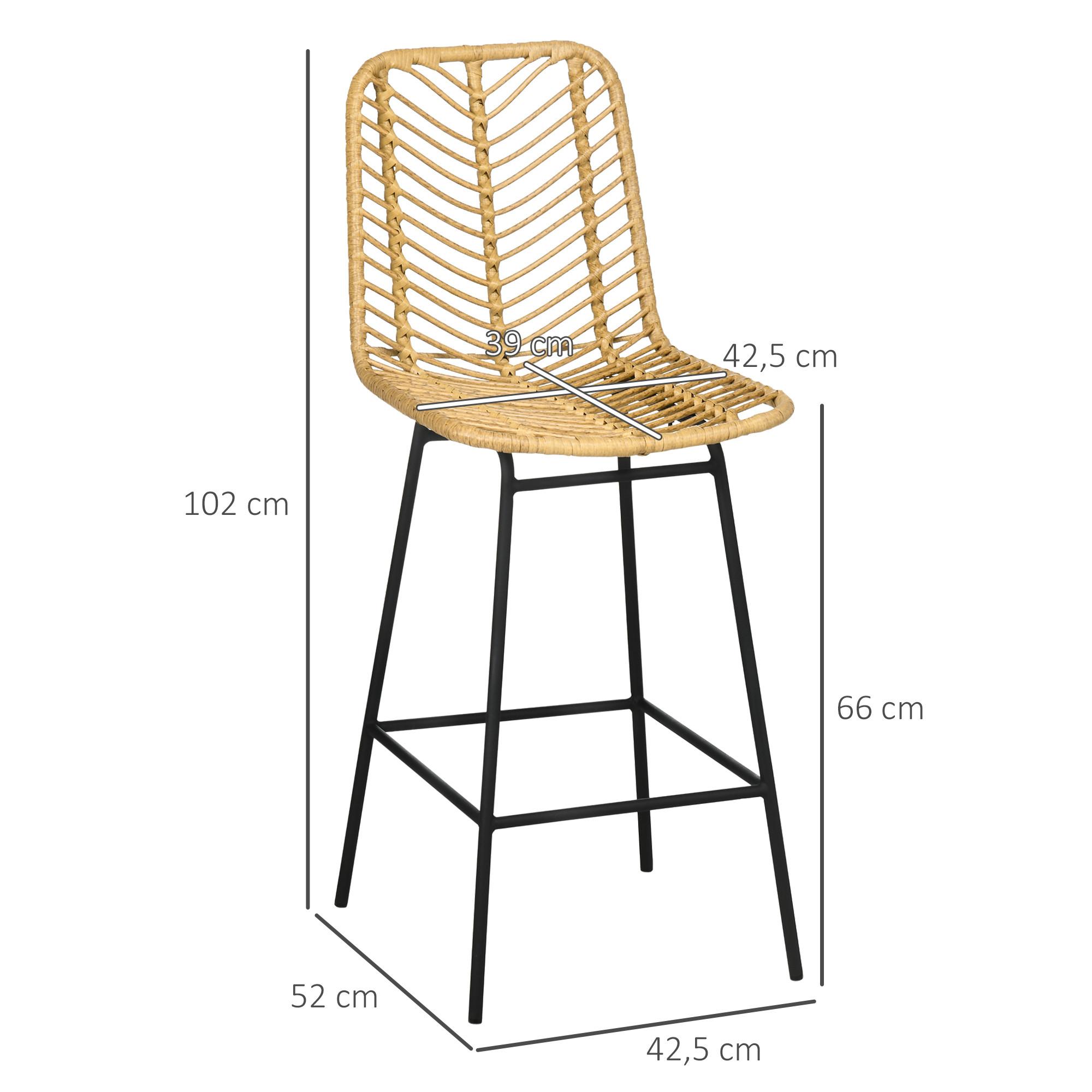 HOMCOM tabouret de bar  